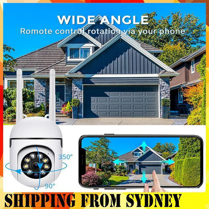 Wireless Security Camera System Outdoor Home Wifi Night Vision Cam 1080P HD A7 - Aimall