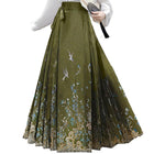 Spring Autumn Hanfu Set for Women Improved Daily Wear Commuting Horse Skirt