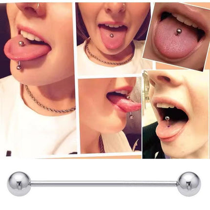 Hypoallergenic Body Piercing Jewelry Ear Bone Studs and Tongue Barbell Studs