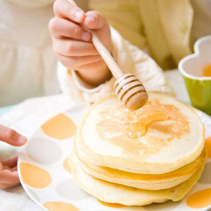 30PCS Mini Wooden Honey Dipper Stick for Honey Jar Dispense Drizzle Party Favors - Aimall