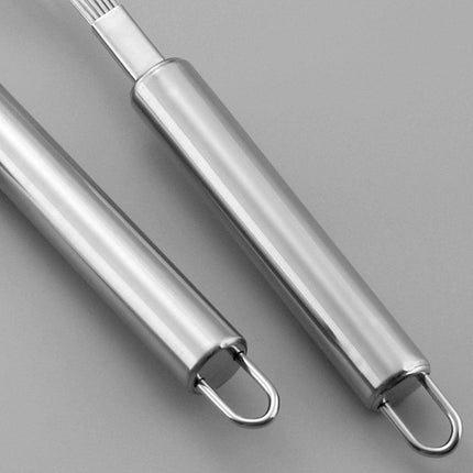 6PCS Stainless Steel Kitchen Utensil Set with Frying Spatula Colander and Spoon