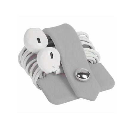 5pcs Charging Cable Earphone Winder Data Cable Organizer Clip Holder for Home