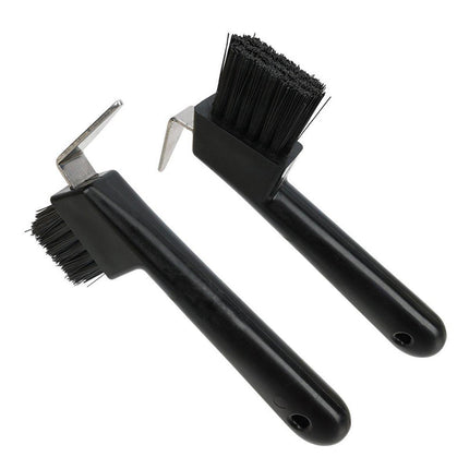 Horseshoe Cleaning Hook Brush Equestrian Horse Hoof Care Grooming Tools Supplies
