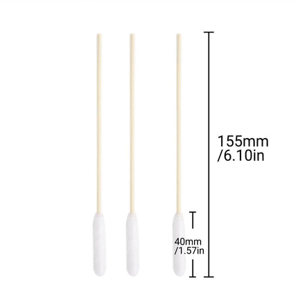 200PCS Pet Ear Eye Nose Cleaning Cotton Swabs Disposable Dog Cat Grooming Tools