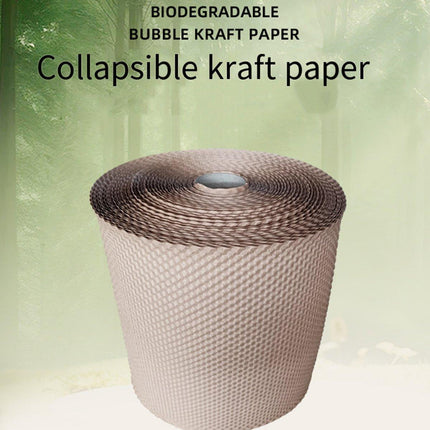 Cowhide Pressure Bubble Paper Roll Shock Absorbing Biodegradable Cushioning Wrap