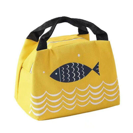 Portable Insulated Thermal Cooler Lunch Box Carry Tote Picnic Case Storage Bag 21x17x15cm - Aimall