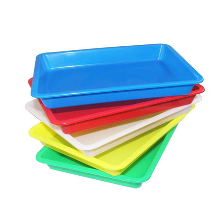 5pcs Plastic Fruit and Vegetable Tray for Storage and Organization in Kitchen