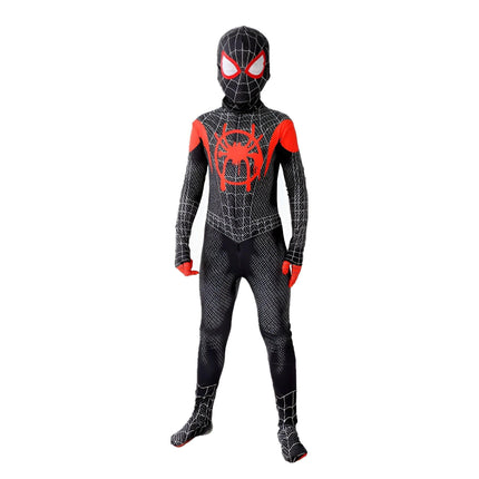 Spider Man Jumpsuit Set Miles Clothes Expedition Adult Kids Halloween Costume Gwen AU - Aimall