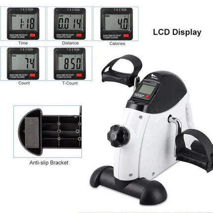 Mini Exercise Bike Pedal Exerciser for Seniors Rehabilitation Training Fitness