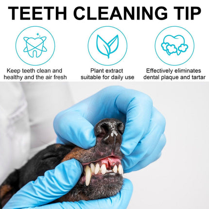 50pcs Pet Teeth Cleaning Finger Set Dog and Cat Oral Care Tool Teeth Cleaning