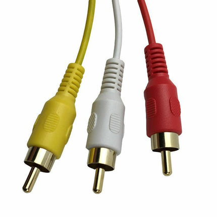 HDMI to RCA Adapter Cable 1.5m Gold-Plated for HDTV DVD & More - Aimall