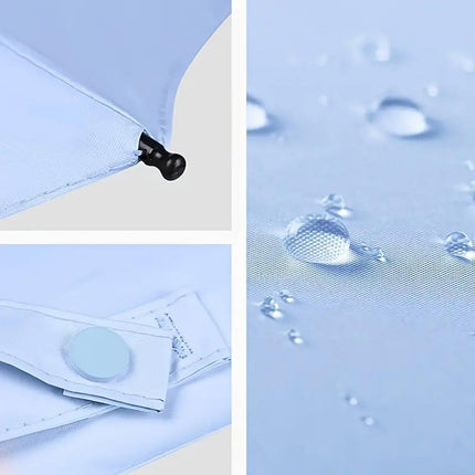 Portable Five Fold Sun Protection Umbrella Compact Travel Folding Umbrella