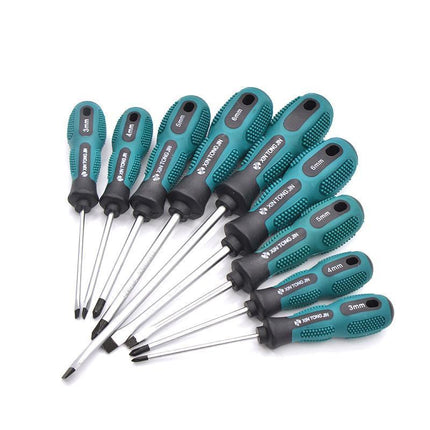 Screwdriver Set 9 Piece with storage bag CRV magnetic tips Phillips Flat blade - Aimall