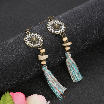 Vintage Tassel Earrings for Women Long Ethnic Style Dangle Fashion Jewellery