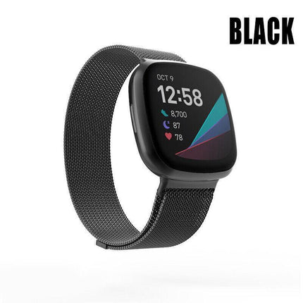 For Fitbit Versa 2 Lite Watch Band Strap Sports Metal Wristband Replacement Large - Aimall