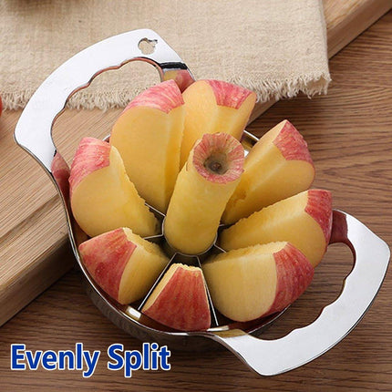 2Pcs Apple Cutter Stainless Steel Fruit Divider for Household Apple Separator