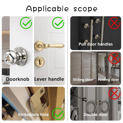2PCS Pet Door Blocker Room Prevent Dogs From Entering Cat Elastic Cat Free Access Adjustable