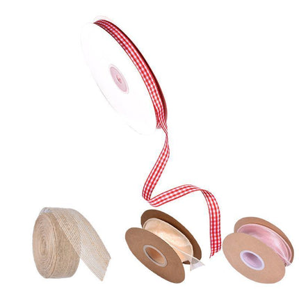10PCS Bouquet Decor Wrapping Yarn Band Packaging Wave Organza Ribbon 9/10/45m - Aimall