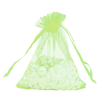 50PCS Organza Bag Sheer Bags Jewellery Wedding Candy Packaging Sheer Bags 10*15 cm - Aimall