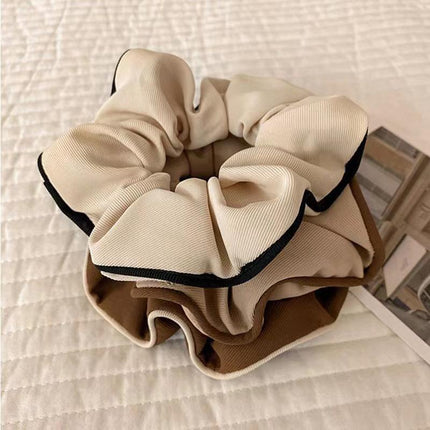 Large Scrunchies Silk Satin Elastic Hair Hair Bands Rope Tie Ponytail Accessory - Aimall