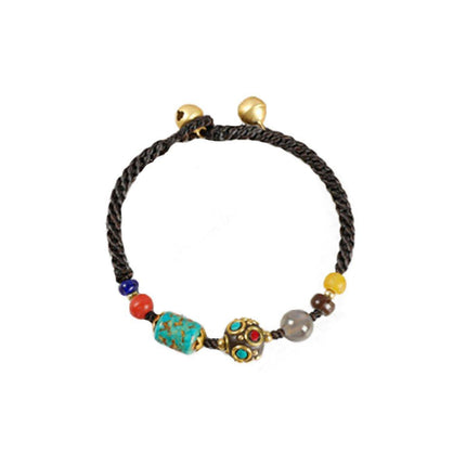 Vintage Ethnic Style Bracelet for Women Simple Weaving String Fashion Jewellery
