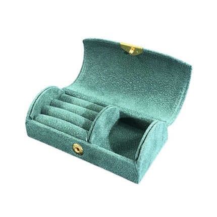 Compact Travel Jewelry Organizer Storage Box for Rings Earrings Necklace Case