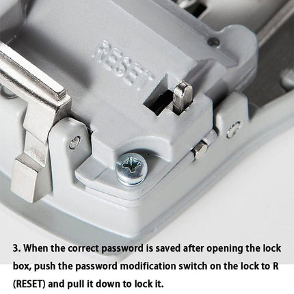 Combination Lock with Hook Heavy Duty Secure Lock for Storage Cabinets and Doors
