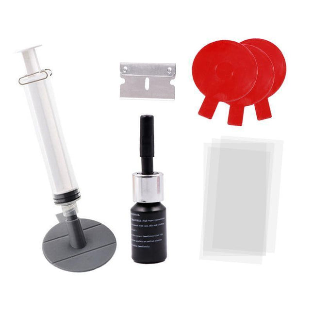 Window Tool Crack Remove Chip Resin Glass Recovery Car Windscreen Repair Kit - Aimall