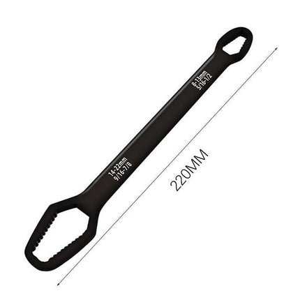 Universal Plum Screw Nuts Wrench 8-22mm Double Head Ratchet Spanner Repair Tools - Aimall