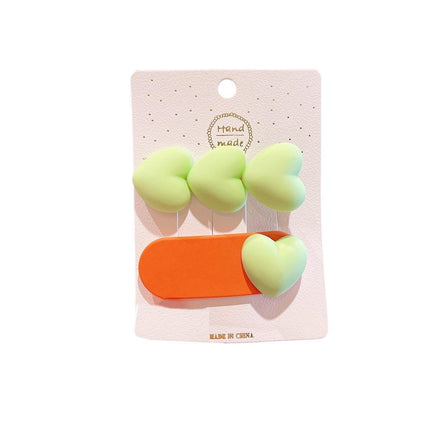 2X Sweet Candy Color Cute Korean Style Hair Clip BB Clip Female Hairpin Headwear - Aimall