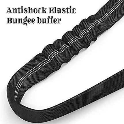 Elastic Headset Car Dog Seat Belt Safety Vehicle Lead Leash Harness Clip Adjust - Aimall