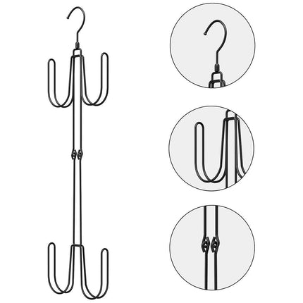 Multi-functional Hat Storage Rack Double Hanging Organizer for Hats Accessories