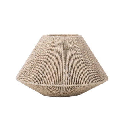PasRustic Style Faux Rattan Lampshade Creative Lamp Shade Decoration for Home