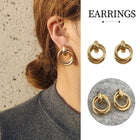 Simple Geometric Knot Earrings Fashion Jewelry Women Elegant Accessories