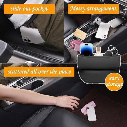 Universal Car Seat Gap Storage Box Organizer Auto Interior Accessories Container