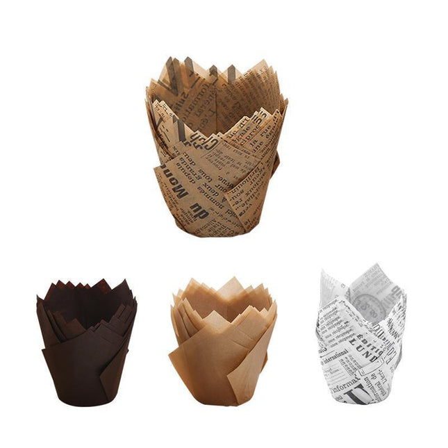 1000PCS Grease-proof Cupcake Liners Muffin Cup Cup Cake Paper Cup Large - Aimall