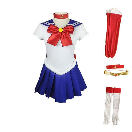 Anime Sailor Moon Tsukino Usagi Cosplay Costume Uniform Dress Halloween Outfits AU - Aimall