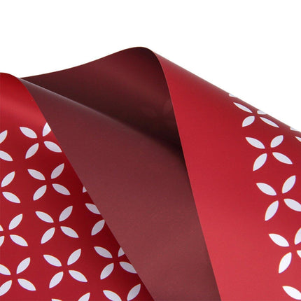 100pcs Waterproof Two-Colour Printed Paper Bouquet Wrapping Floral Gift Paper