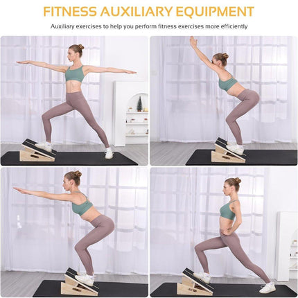 Wooden Adjustable Stretching Plate Fitness Equipment Exercise Angle Stretcher