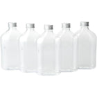 20x Clear Plastic Juice Bottles 250ml 350ml Reusable Milk Tea Beverage Bottles