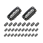 30pcs New Wig Snap Clips for Hair Extension Weft 32mm All Colors Hair Styling