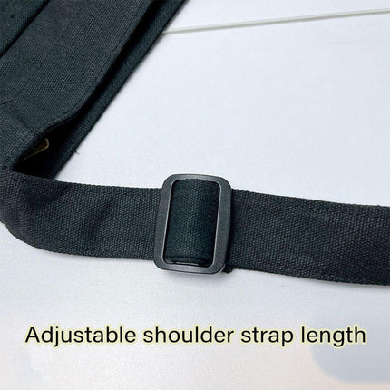 Vintage Tooling Style Large Capacity Canvas Shoulder Crossbody Bag Casual