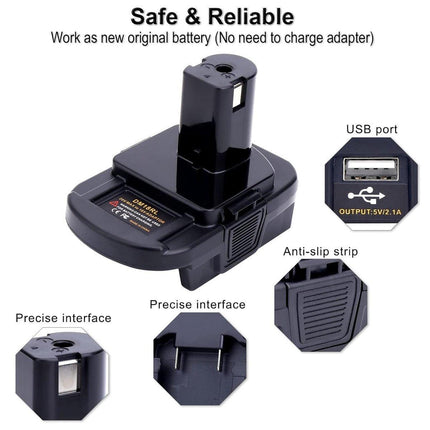 New Battery Adapter for DEWALT Milwaukee M18 to RYOBI ONE Plus 18V Tools Battery