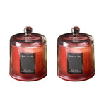2Pcs Smokeless Glass Aromatherapy Candles Scented Gift Set for Relaxation
