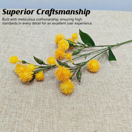 4PCS Artificial Dandelion Small Thorn Flower Bouquet Wedding Decor Ornaments
