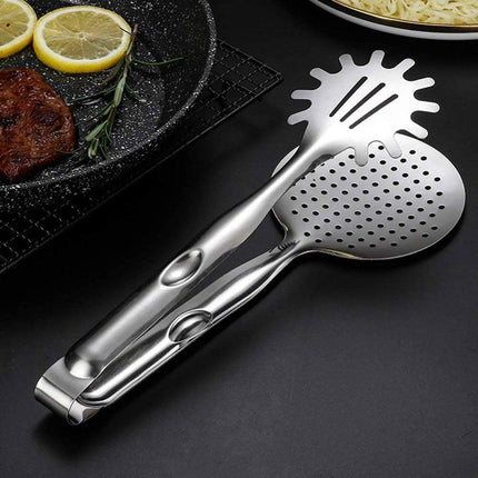 3pcs Stainless Steel Food Tongs Multifunctional Kitchen Cooking Serving Clips