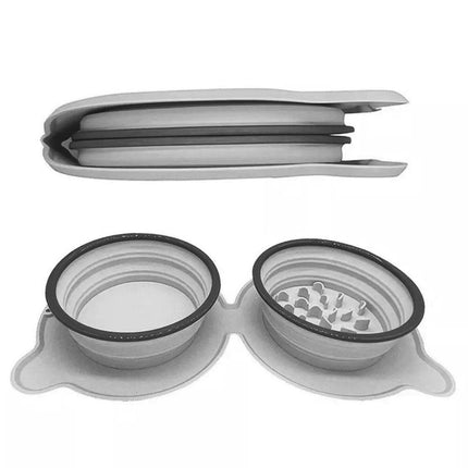 Portable Outdoor Folding Pet Bowl for Drinking Eating Collapsible Bowl