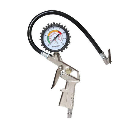 Air Tyre Inflator Pressure Meter Car Truck Tire Pump Hose Gauge Compressor Tools - Aimall