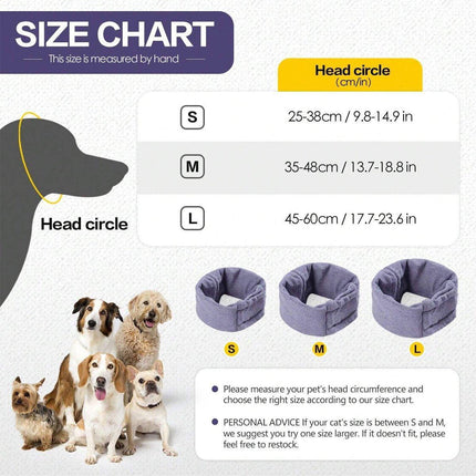 Pet Dog Cat Grooming Ear Cover Reduce Noise Calming Earmuffs Winter Warm Hood