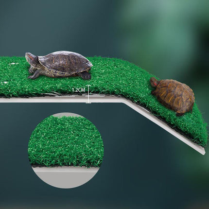 Turtle Basking Platform Ramp Reptile Tank Ladder Resting Terrace Simulation - Aimall